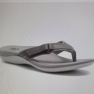 NWB Women’s Abeo Oasis Sport Flip Flor. Size 6.5. Color Nickel